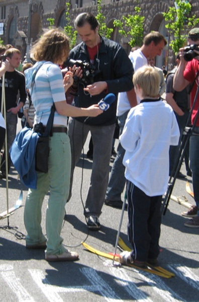 Перше в житті інтерв’ю